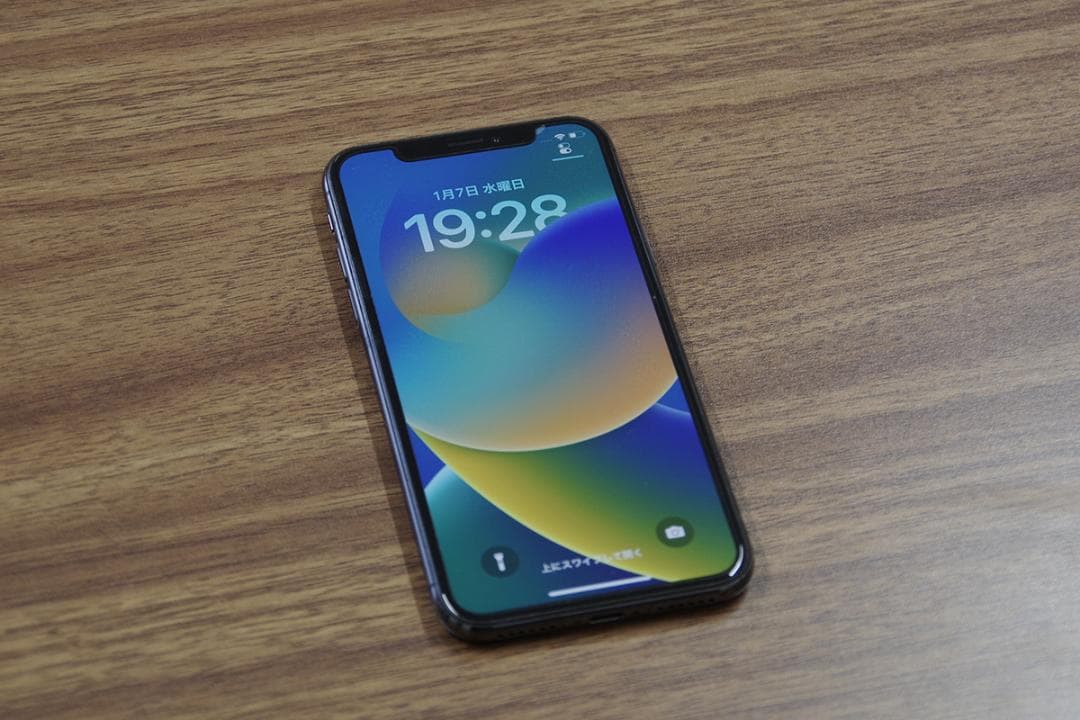 動作確認済み Apple iPhoneX 64GB スペースグレイ SIMフリー