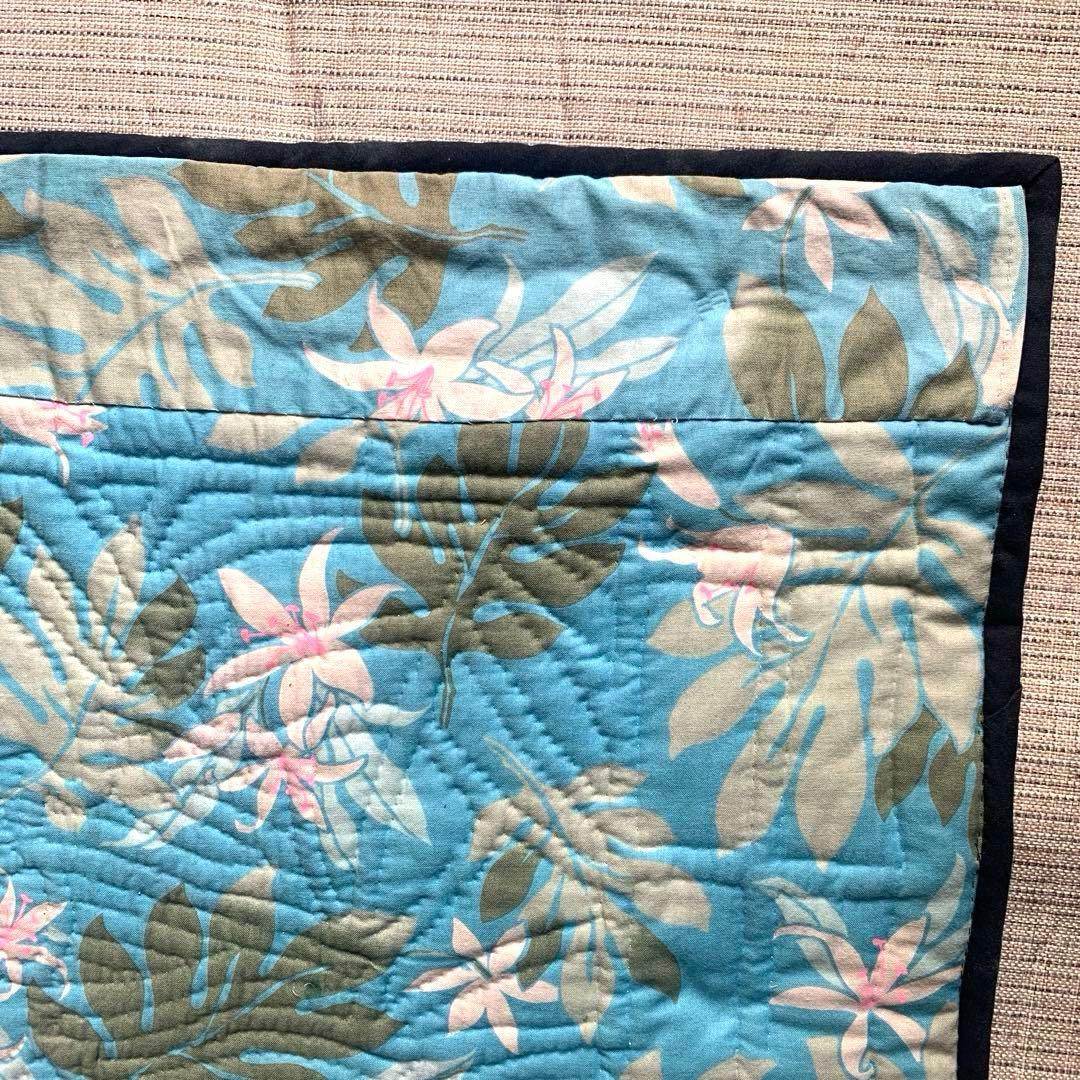 ハワイアンキルト ステンドグラスキルト 葡萄 ぶどう　大判　タペストリー