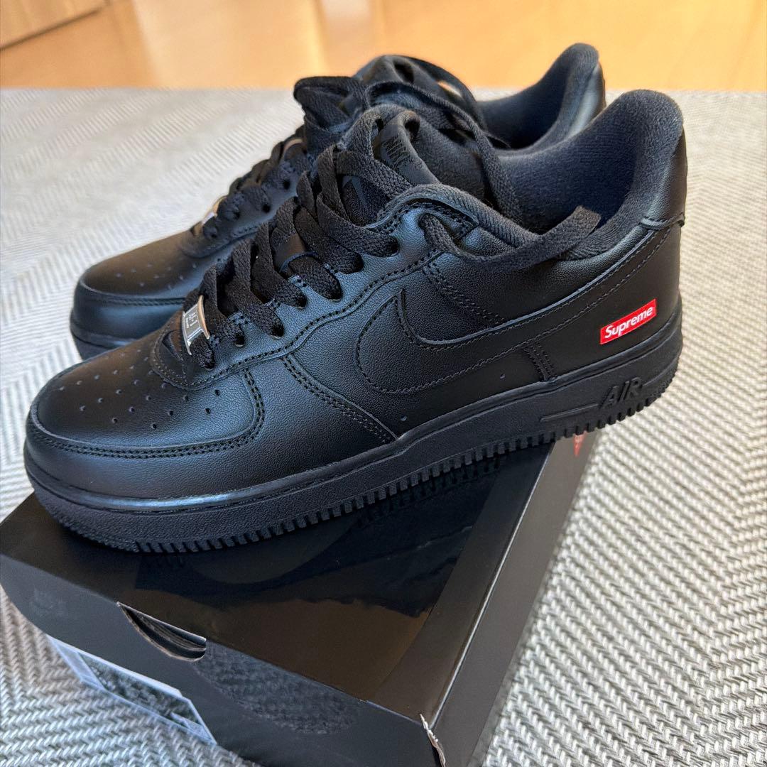 Supreme AF1 ブラック　最終値下げしました。