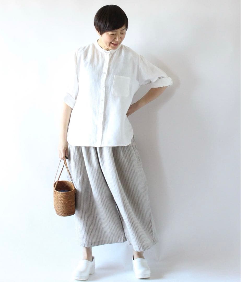 foglinenwork キナル 金子敦子さんコラボ ごきげんパンツ