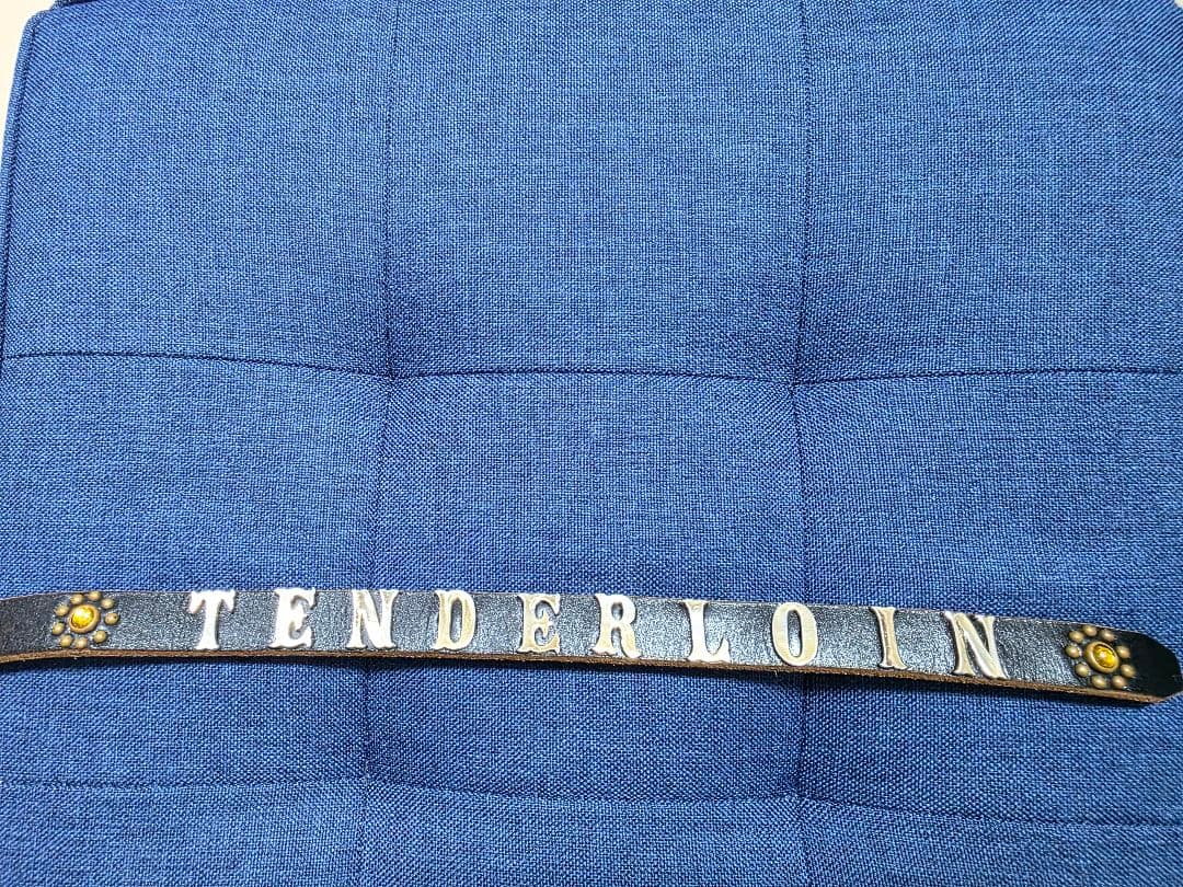 TENDERLOIN スタッズ付きレザー ベルト