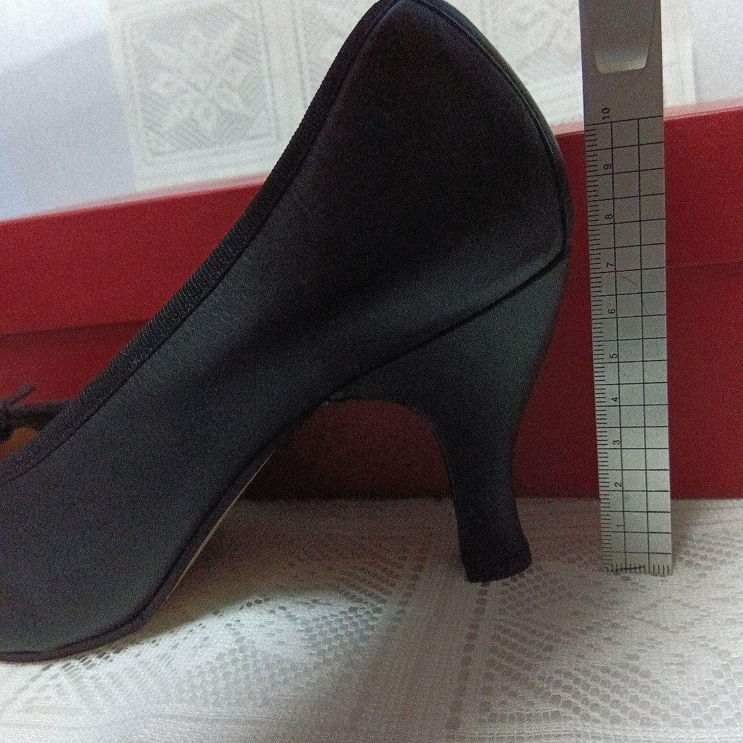 repetto 黒 36サイズ　 美品　ヒール　バレエシューズ　レザー