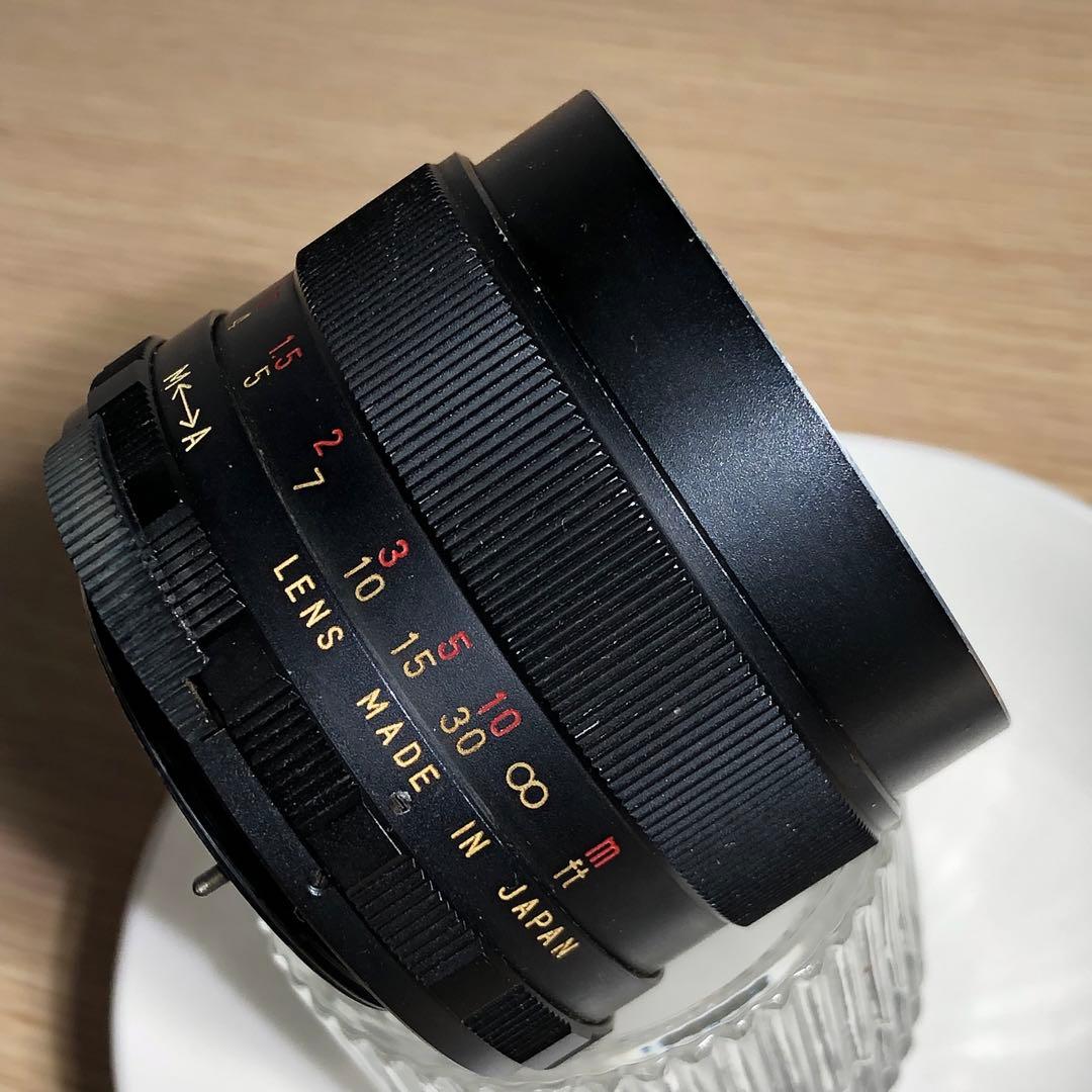 auto MAMIYA sekor 50mm f2 m42マウント