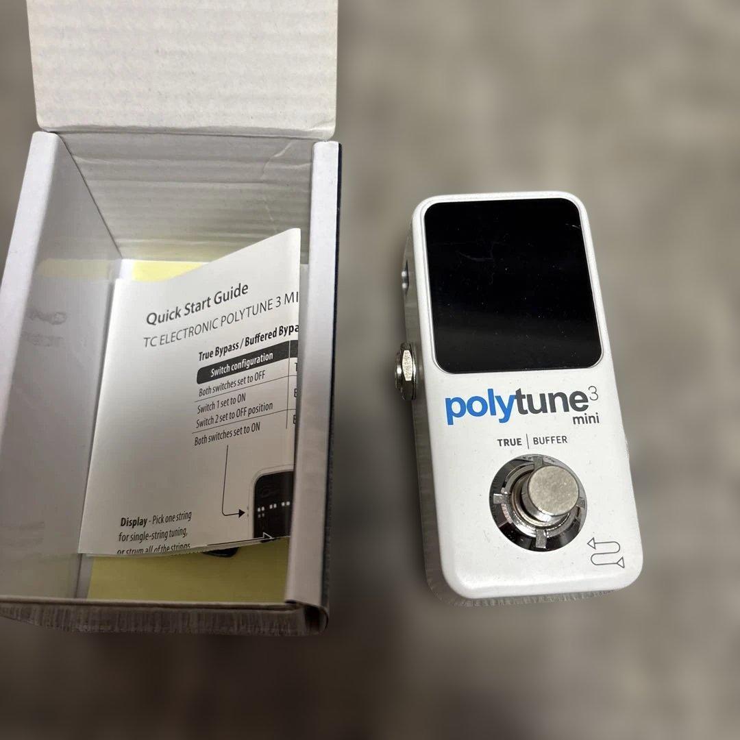 【明日午前中まで】TC Electronic polytune3 mini
