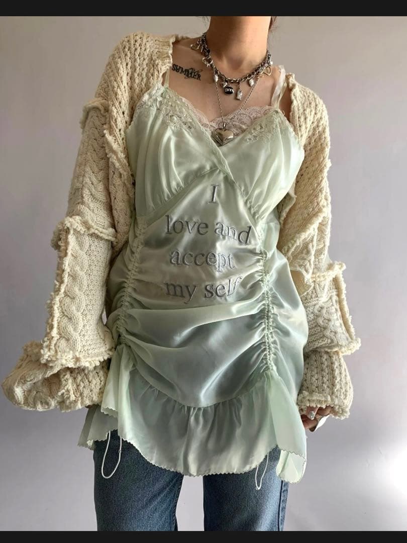 chinatsu aoyama Non asleep cami レースキャミ