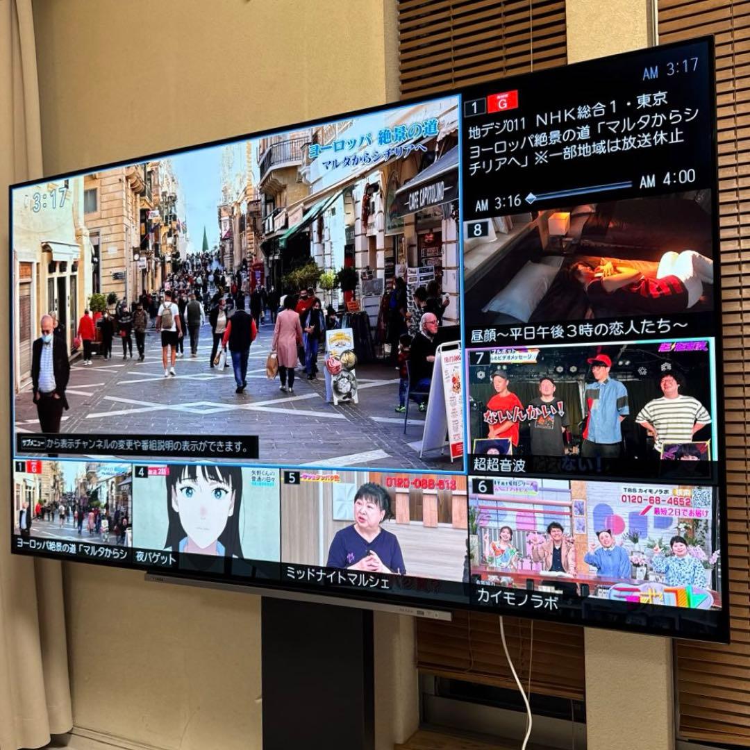 美品TOSHIBA 有機ELテレビ 65V型 Bluetooth対応 ハイモデル