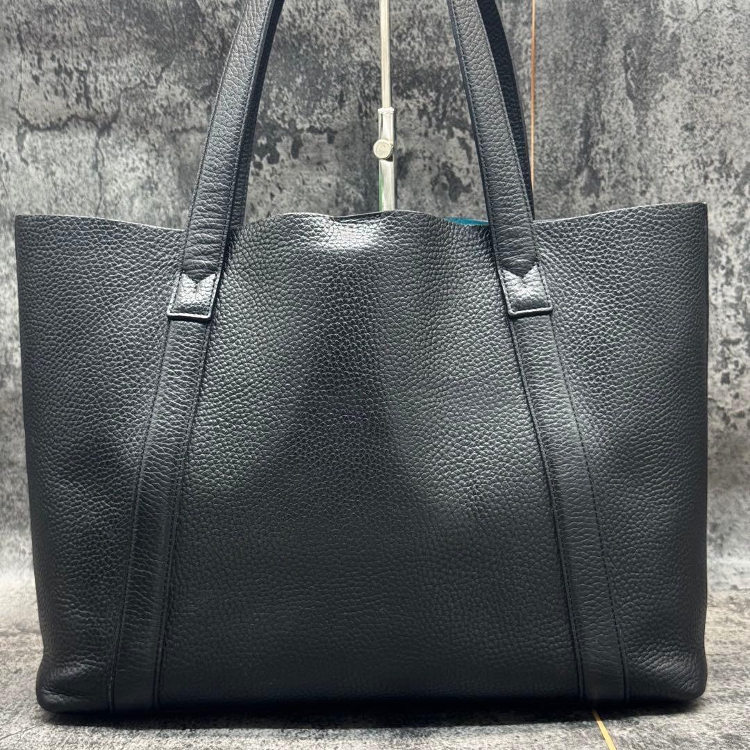 極美品✨ペッレモルビダ テーラマリーナ 肩掛け トートバッグ ブラック レザー