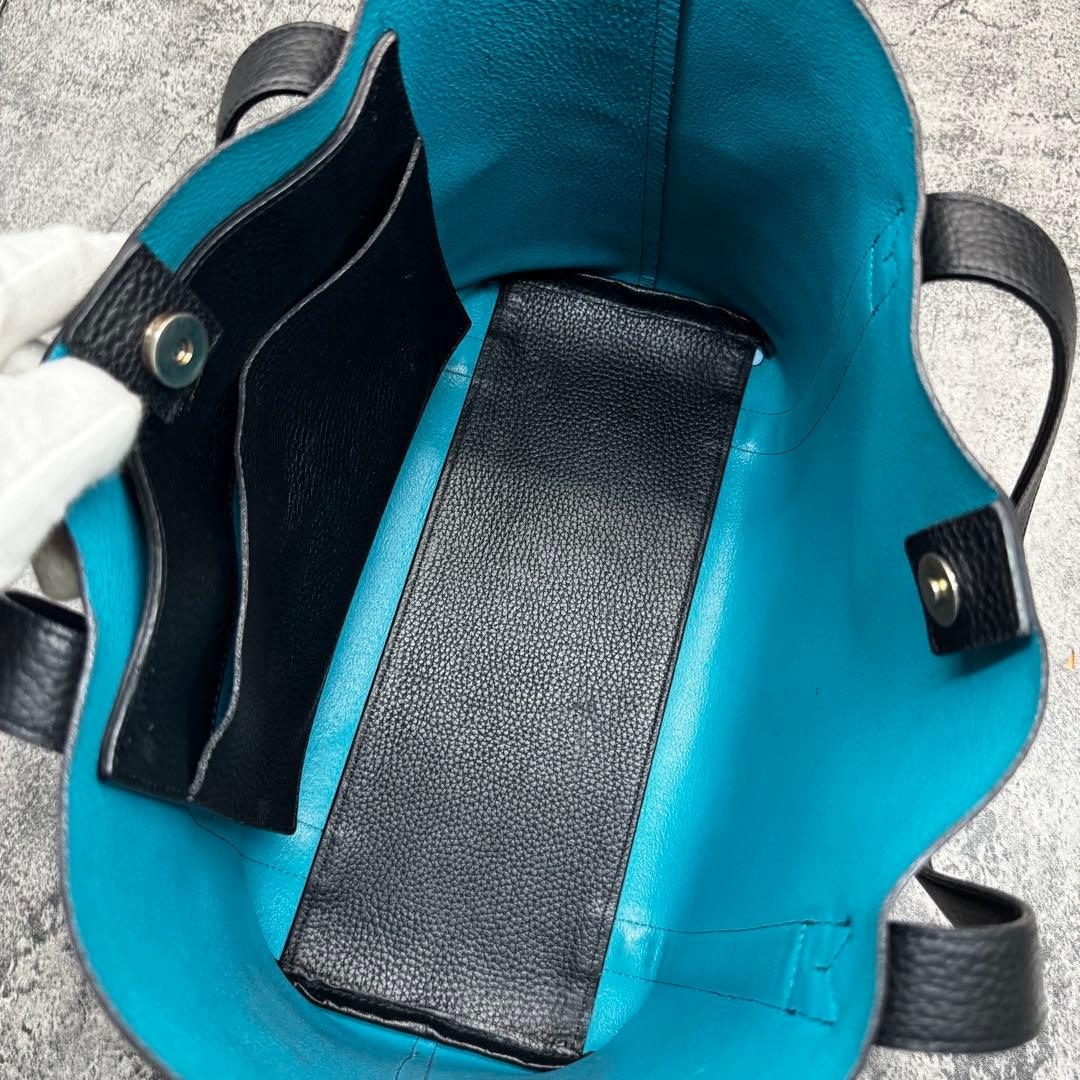 極美品✨ペッレモルビダ テーラマリーナ 肩掛け トートバッグ ブラック レザー