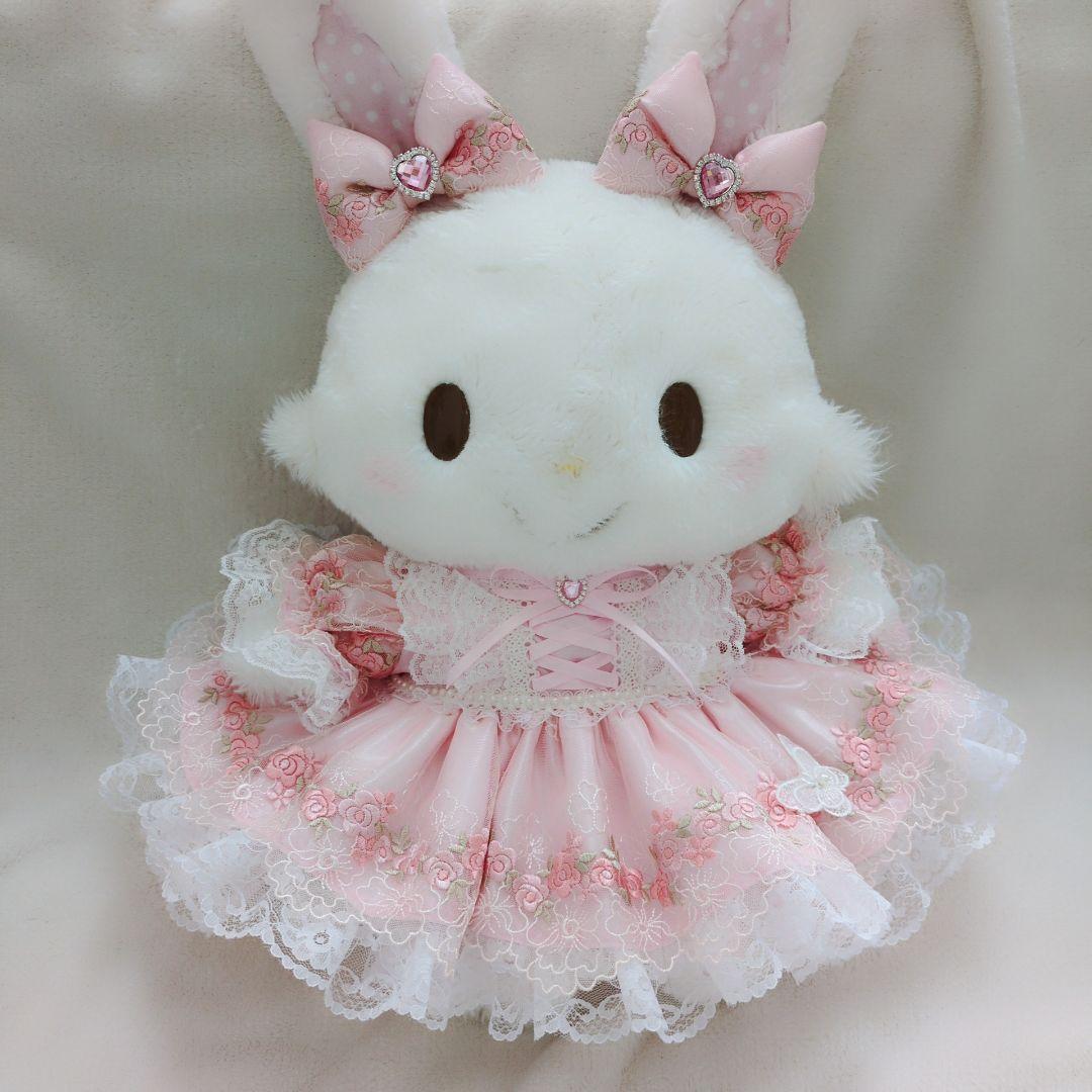 ウィッシュミーメルコスチューム　メルメルドール　小薔薇のピンク系コス 1476