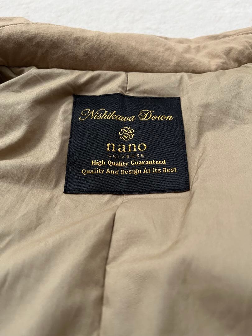 nano universe×西川DOWN　東原亜希　トレンチダウン　size３６