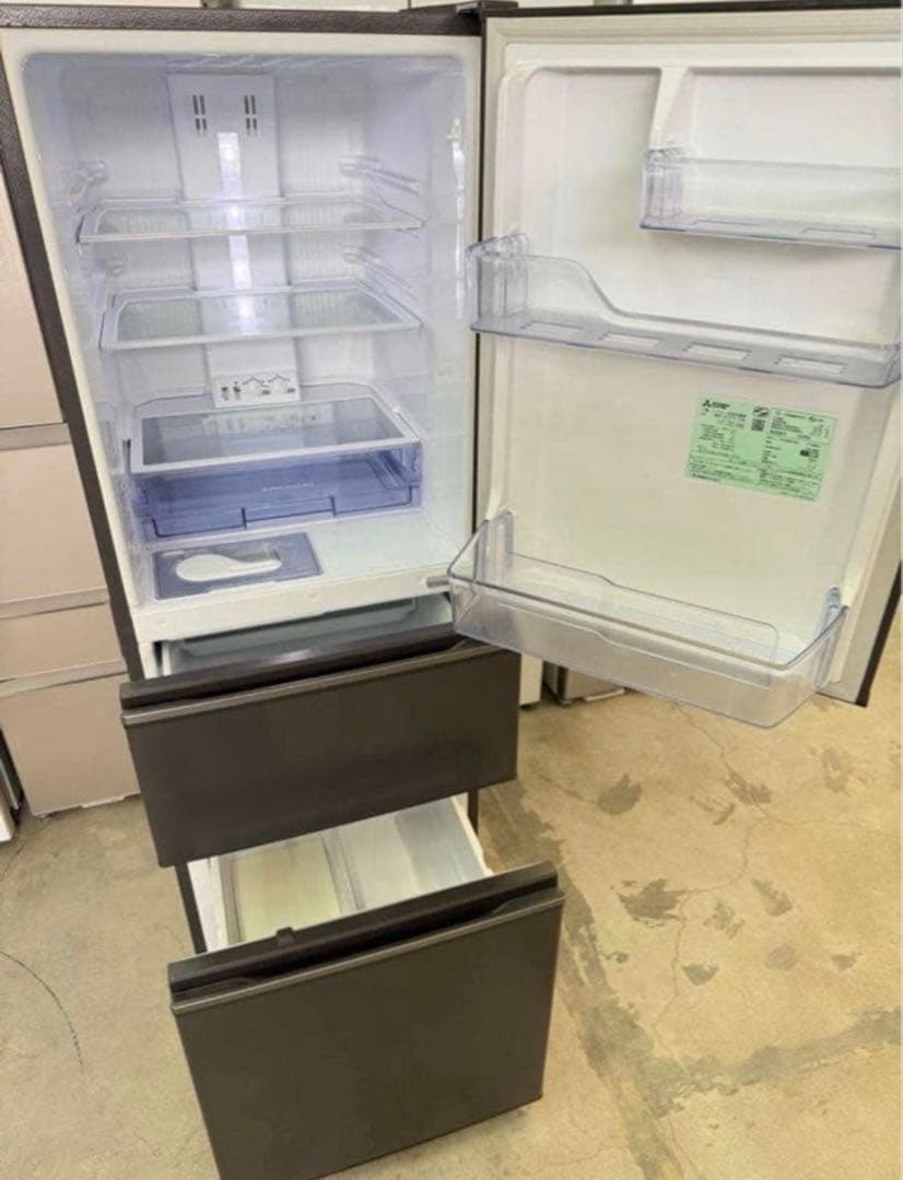 【高年式】 2021年式 272L 三菱 冷蔵庫 MR-CX27F-H