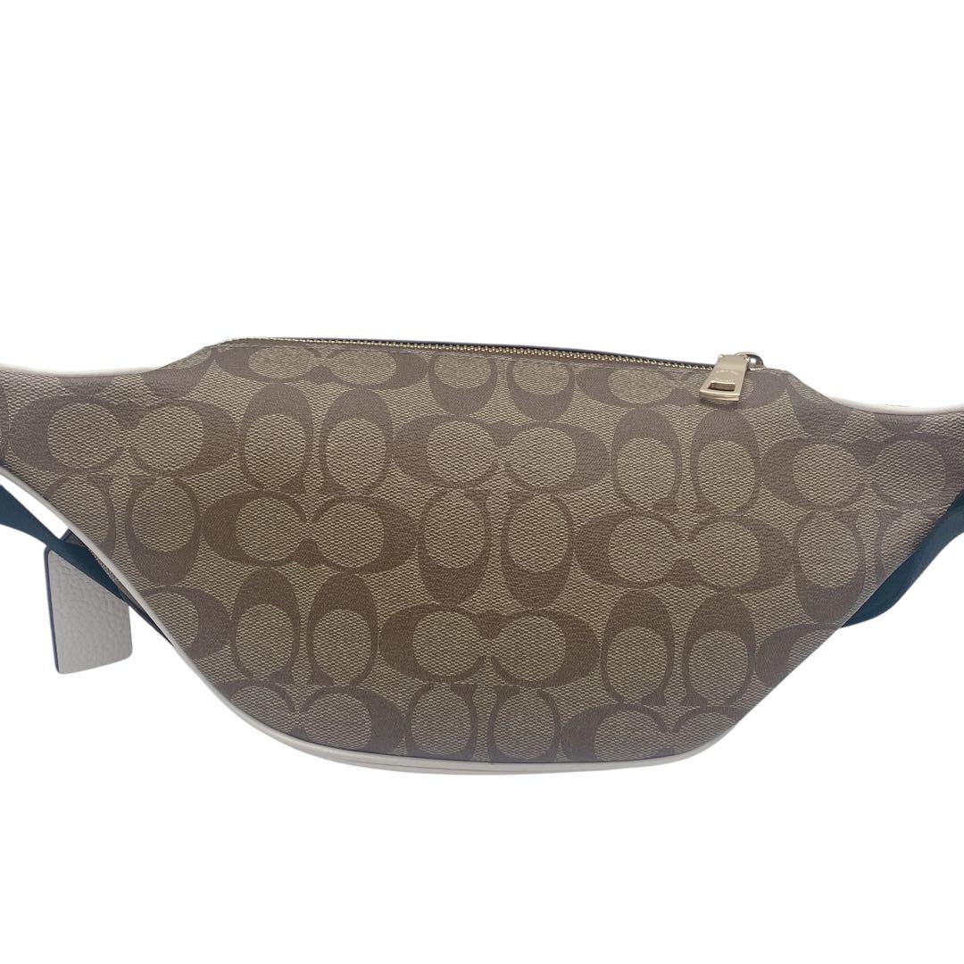 【未使用級】 COACH コーチ ボディバッグ ウエストバック シグネチャー