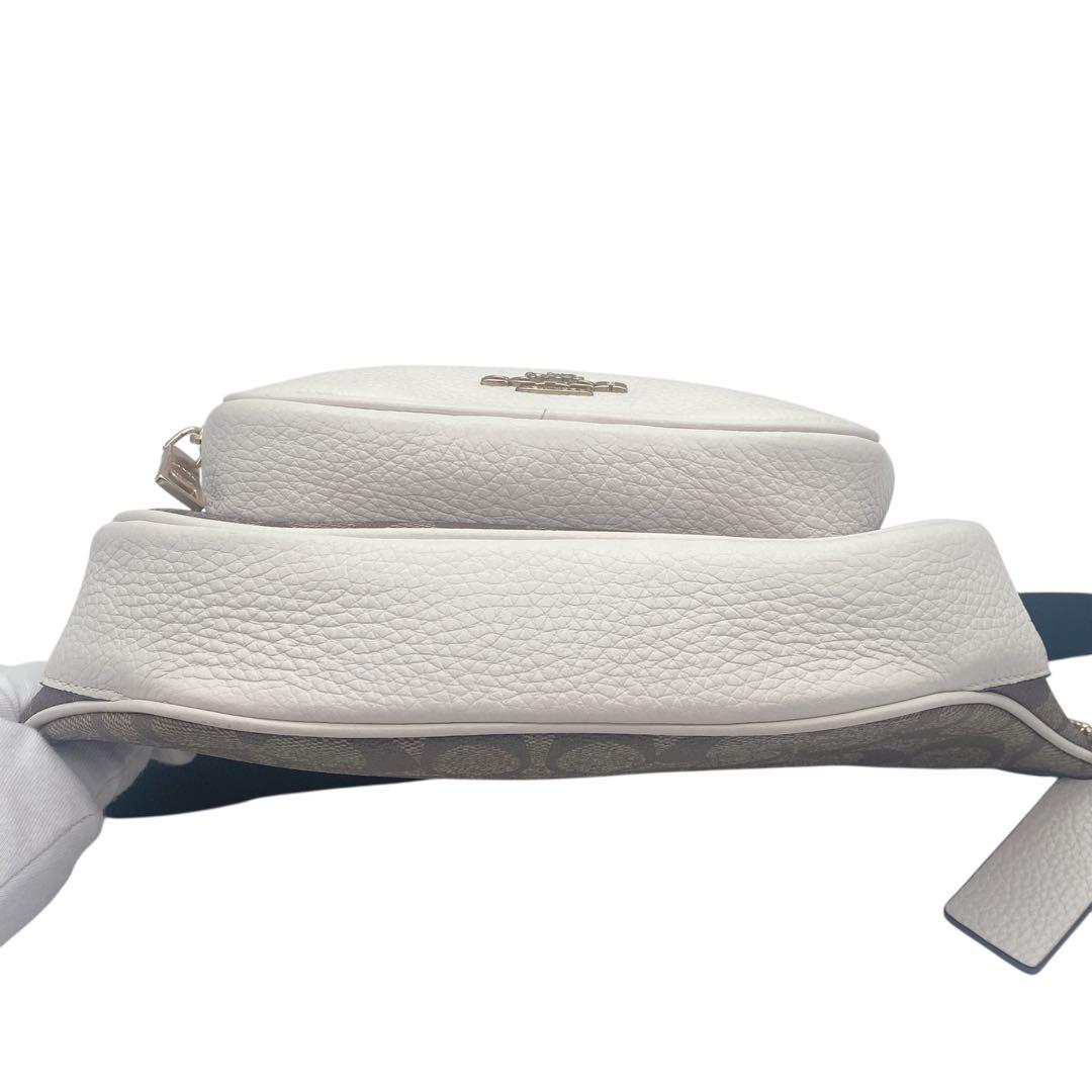 【未使用級】 COACH コーチ ボディバッグ ウエストバック シグネチャー