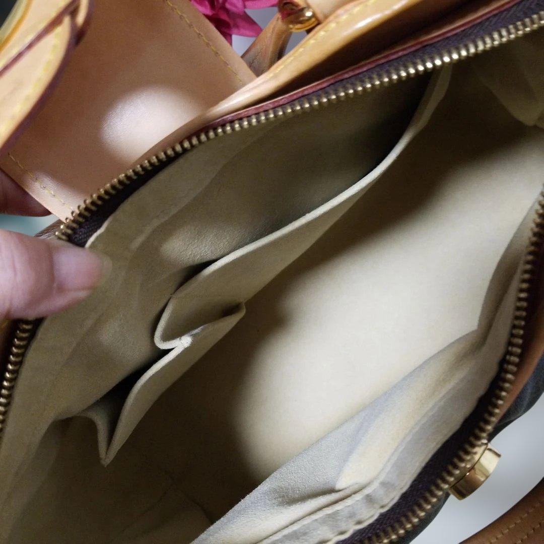 【美品】希少★ルイヴィトン ボエシPM モノグラム ハンドバッグ ブラウン ★