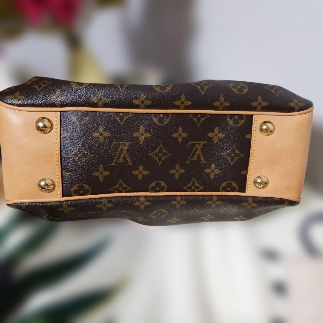 【美品】希少★ルイヴィトン ボエシPM モノグラム ハンドバッグ ブラウン ★