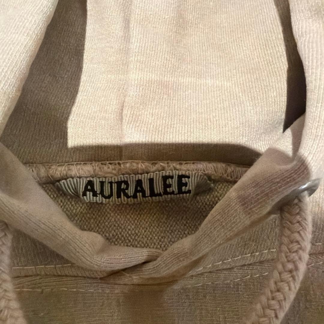 AURALEE オーラリー　リメイクパーカー　ベージュ　雰囲気系　カットオフ
