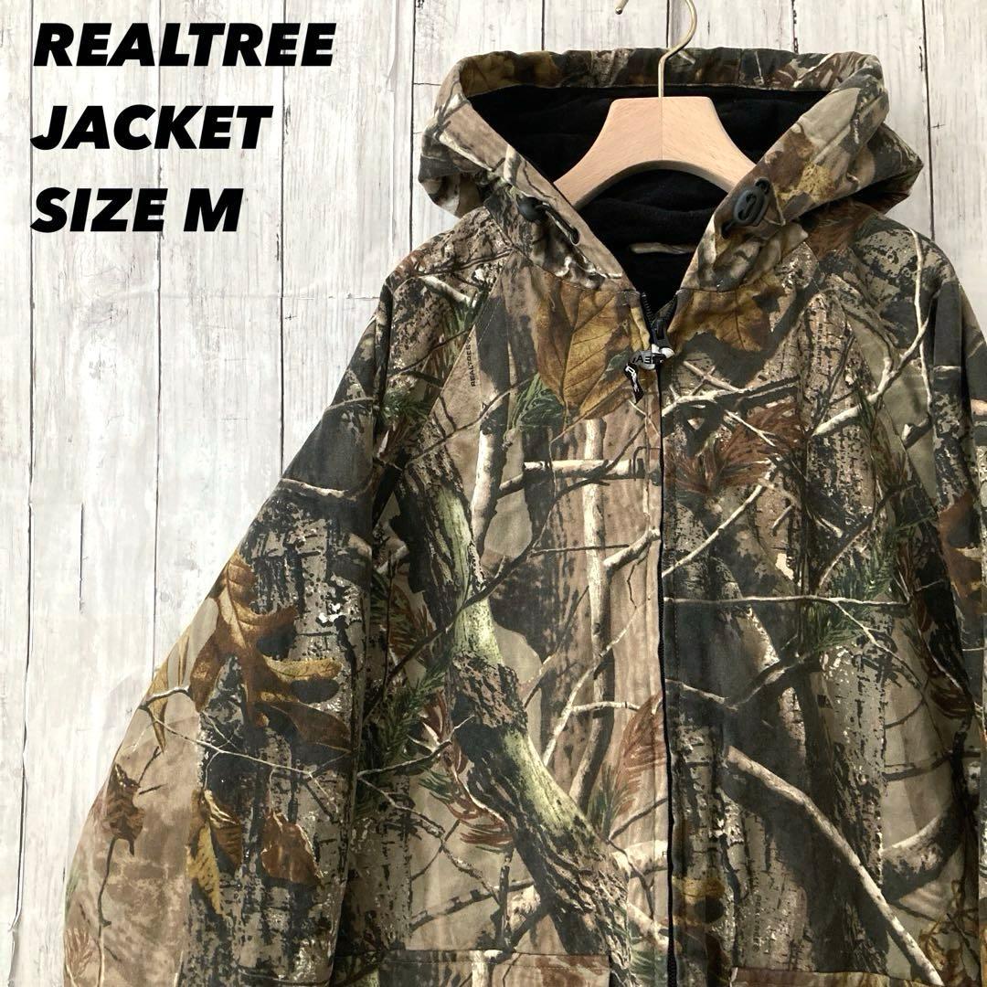 さ*な様 REALTREE 総柄リアルツリープリント中綿キルティングジャケッMア