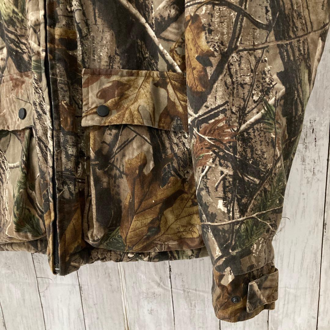 さ*な様 REALTREE 総柄リアルツリープリント中綿キルティングジャケッMア