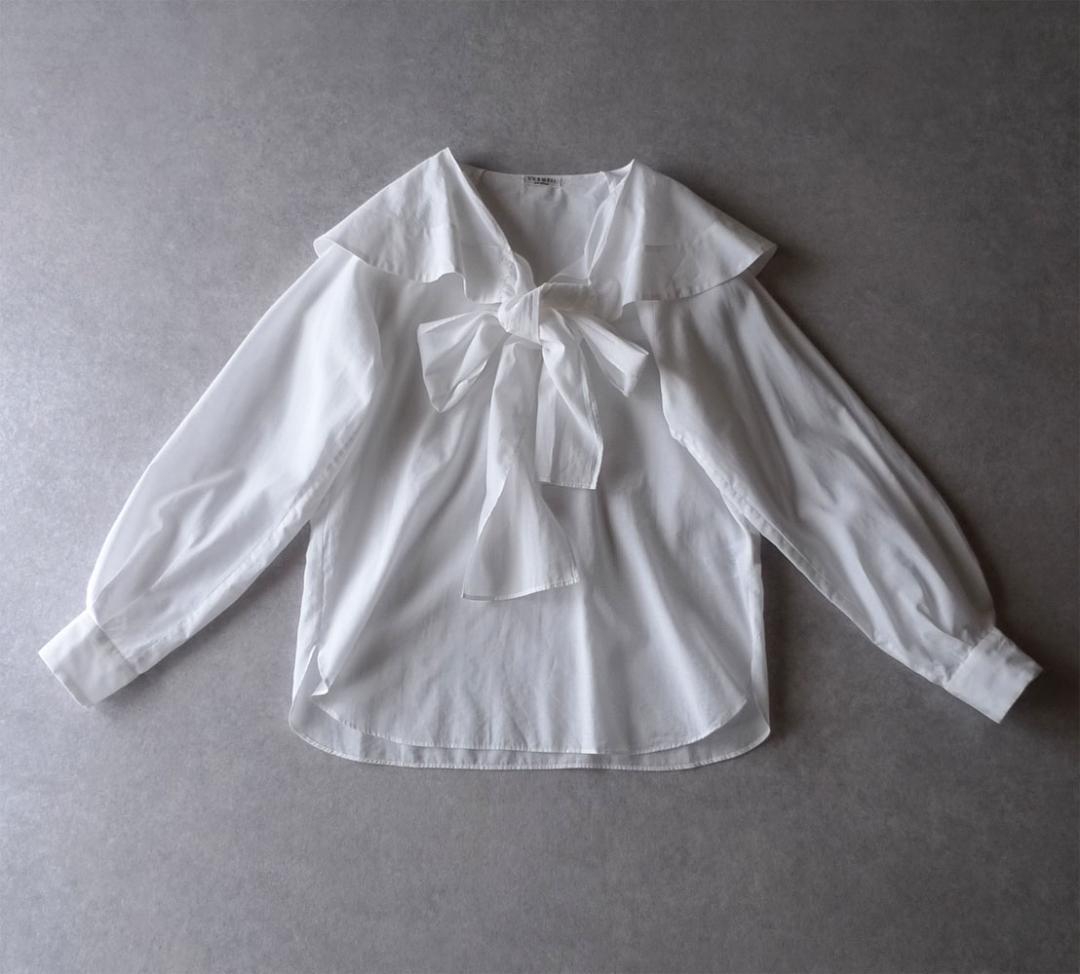 ■専用■美品 IENA 2,4万 イタリア製生地 セーラー ボウタイブラウス