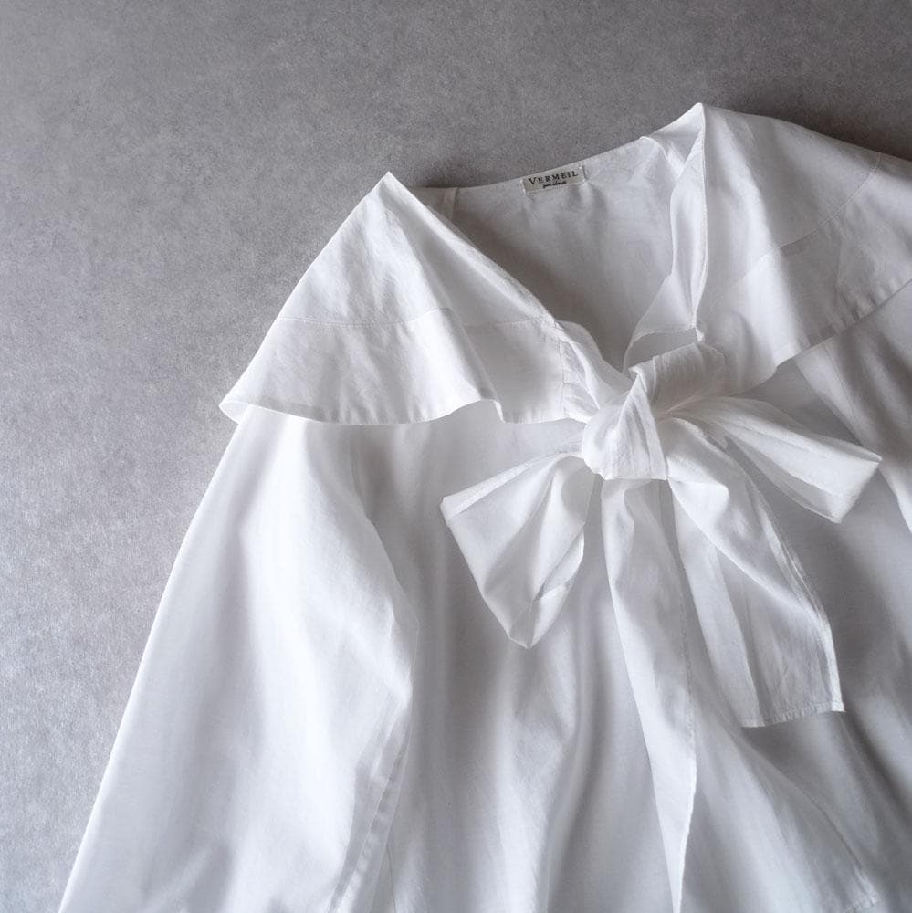 ■専用■美品 IENA 2,4万 イタリア製生地 セーラー ボウタイブラウス