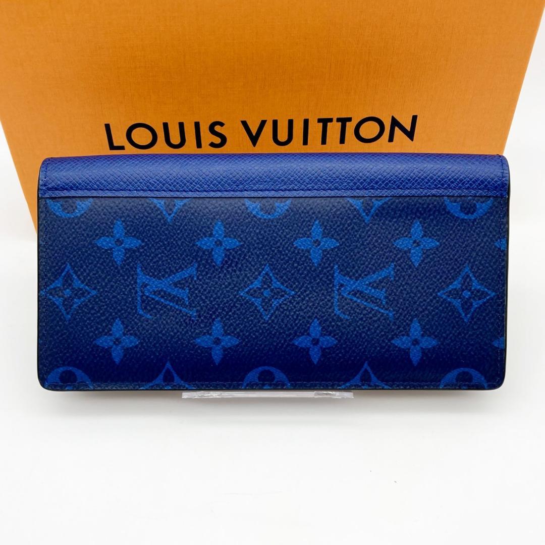 IC　ルイヴィトン　タイガラマ　ブラザ　長財布　コバルト　759