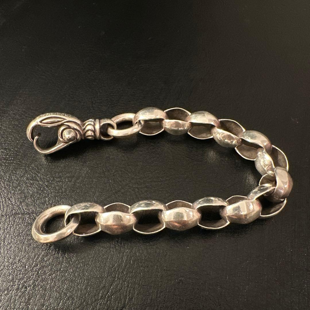 Leonard Kamhout 初期刻印 シルクリンクブレスレット .925