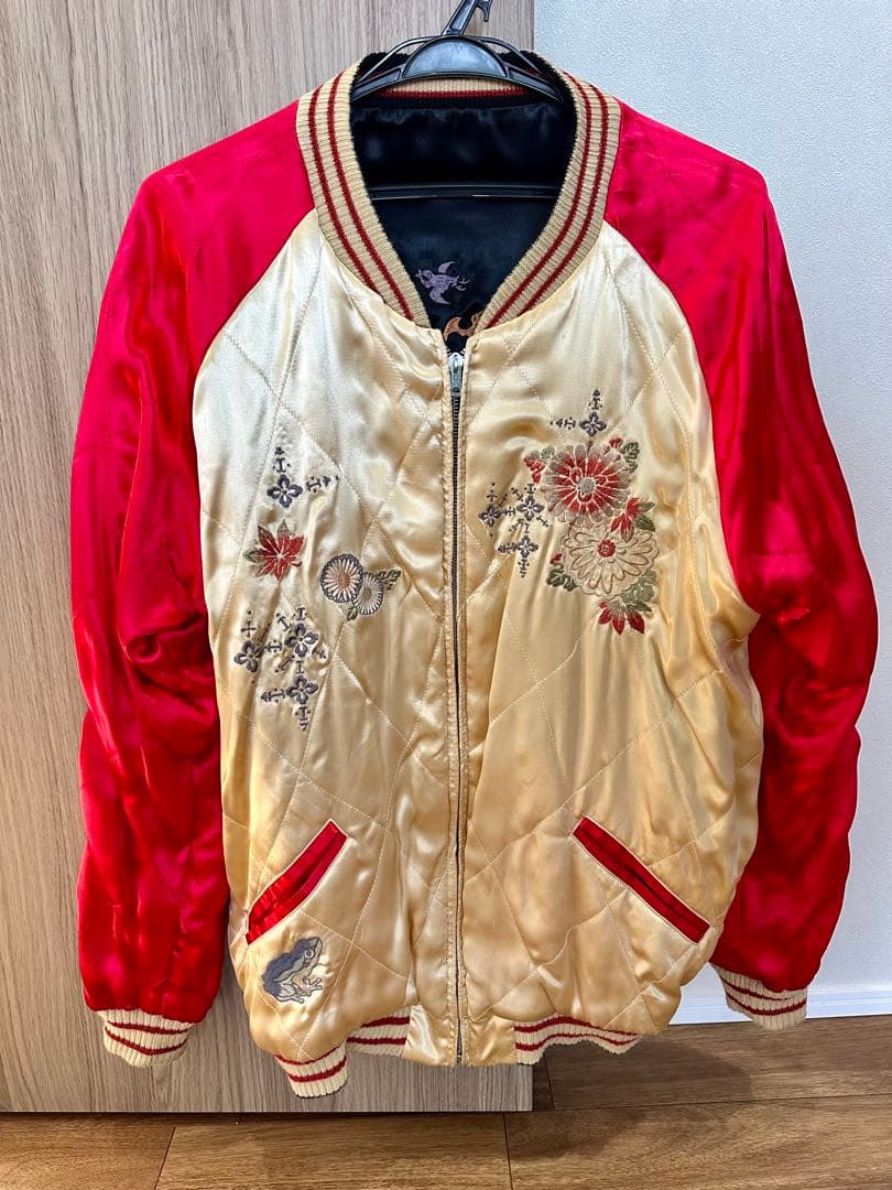 ちきりや スカジャン XL 和柄 JAPAN リバーシブル テーラー東洋