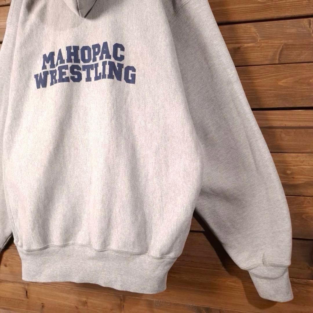 00s チャンピオン 両面プリント リバースウィーブ プルオーバー パーカー L