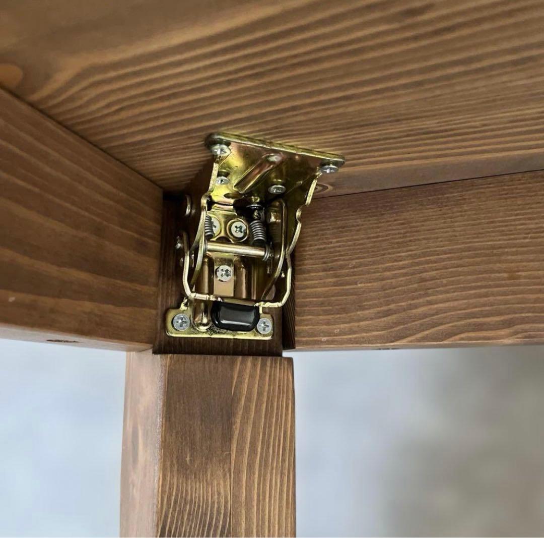 国産松無垢材　座卓　ローテーブル90cm