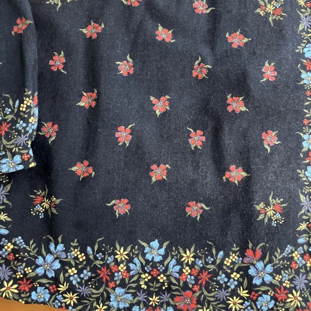 BRU NA BOINNEブルーナボイン　花柄スタンドカラーシャツ