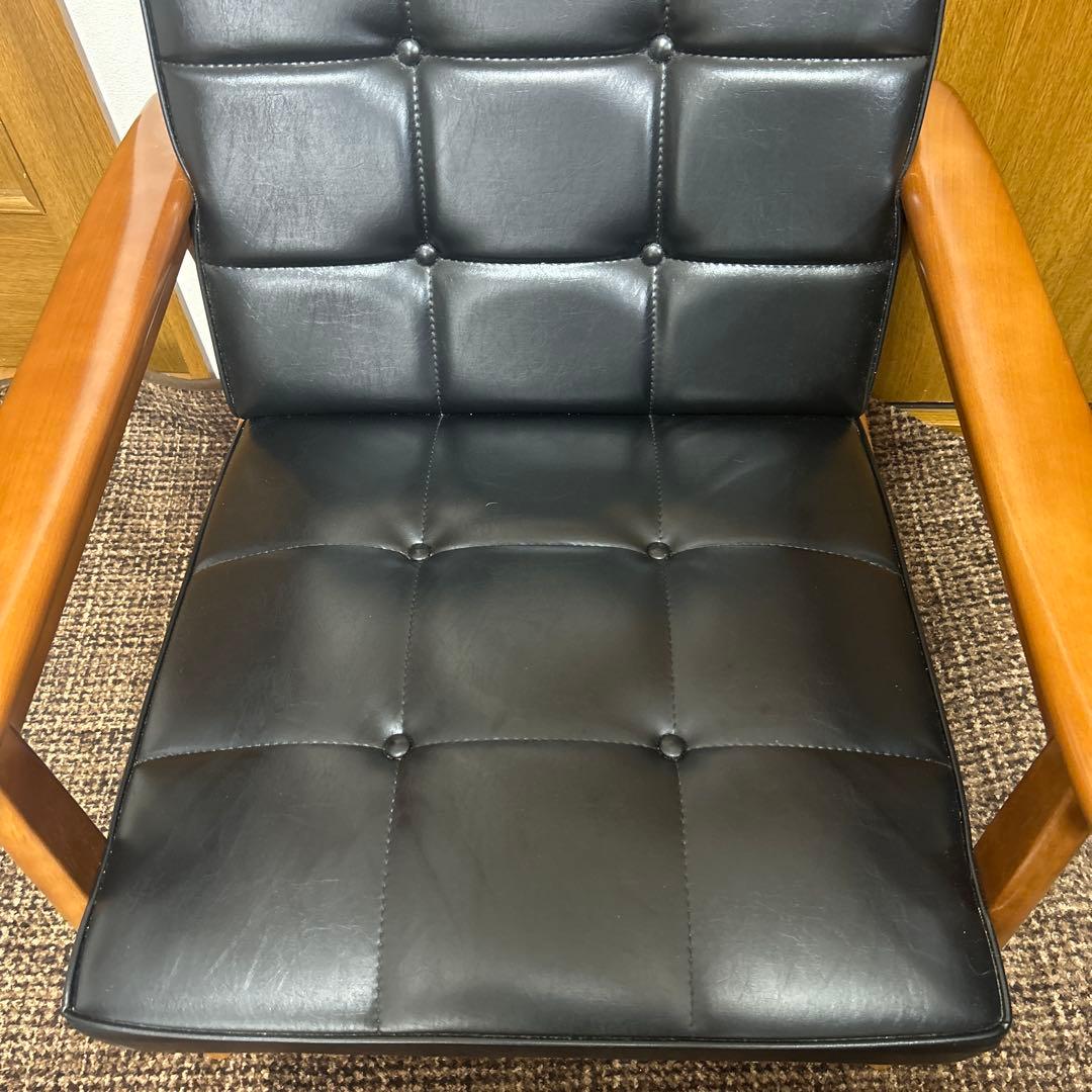 最終価格 カリモク60 Kチェア 1シーター ブラック スペアパーツ付き