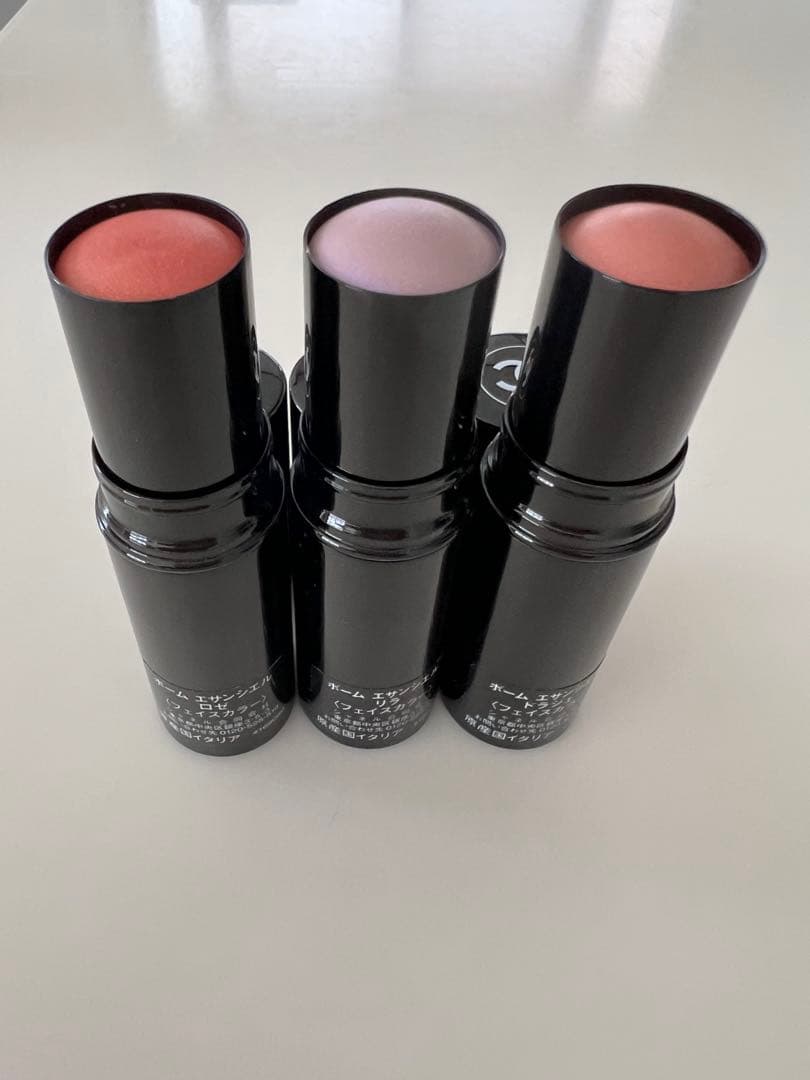 CHANEL シャネル　ボーム エサンシエルドラジェ(限定)リラ、ロゼ3本セット