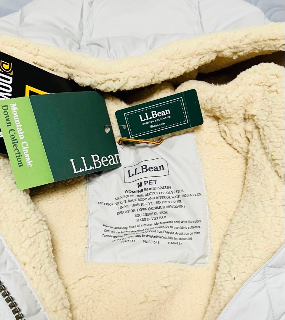 本日価格　エルエルビーン　マウンテンクラシックダウン　シェルパラインド