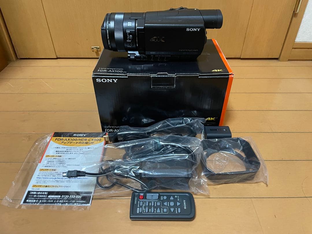 SONY FDR-AX100 4Kビデオカメラ