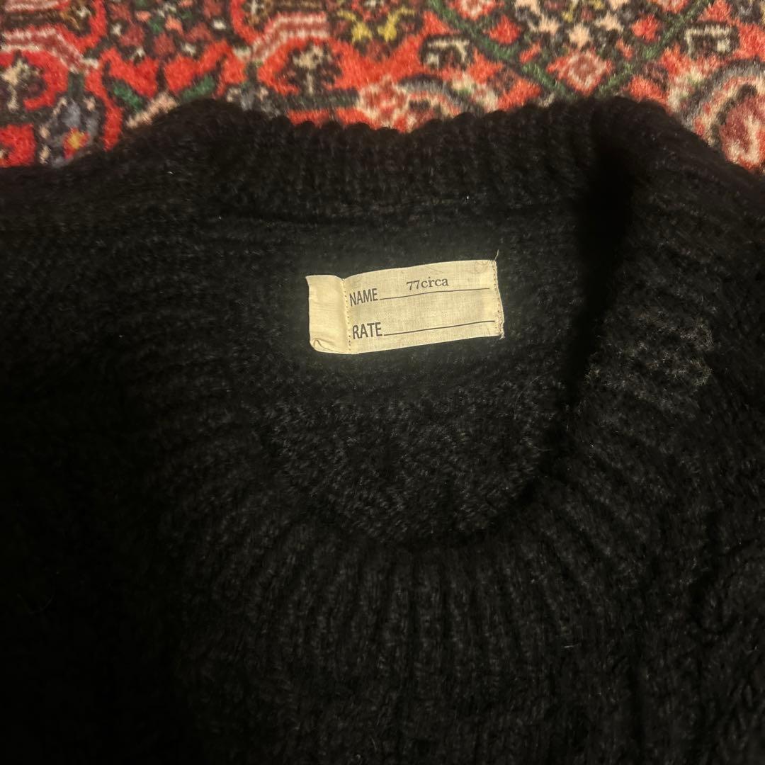 ナナナナサーカ77circaリメイクケーブルフリンジニット