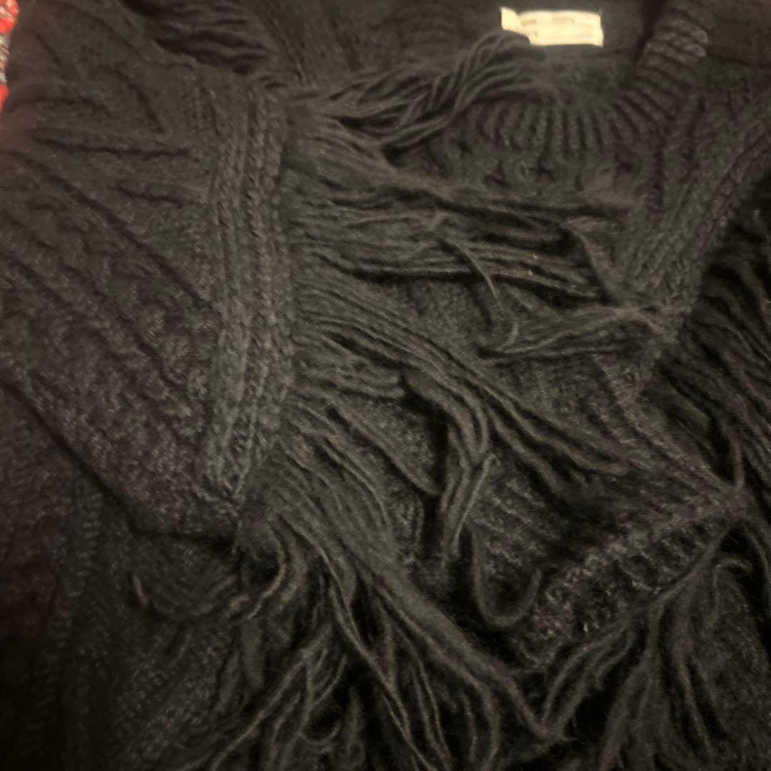 ナナナナサーカ77circaリメイクケーブルフリンジニット