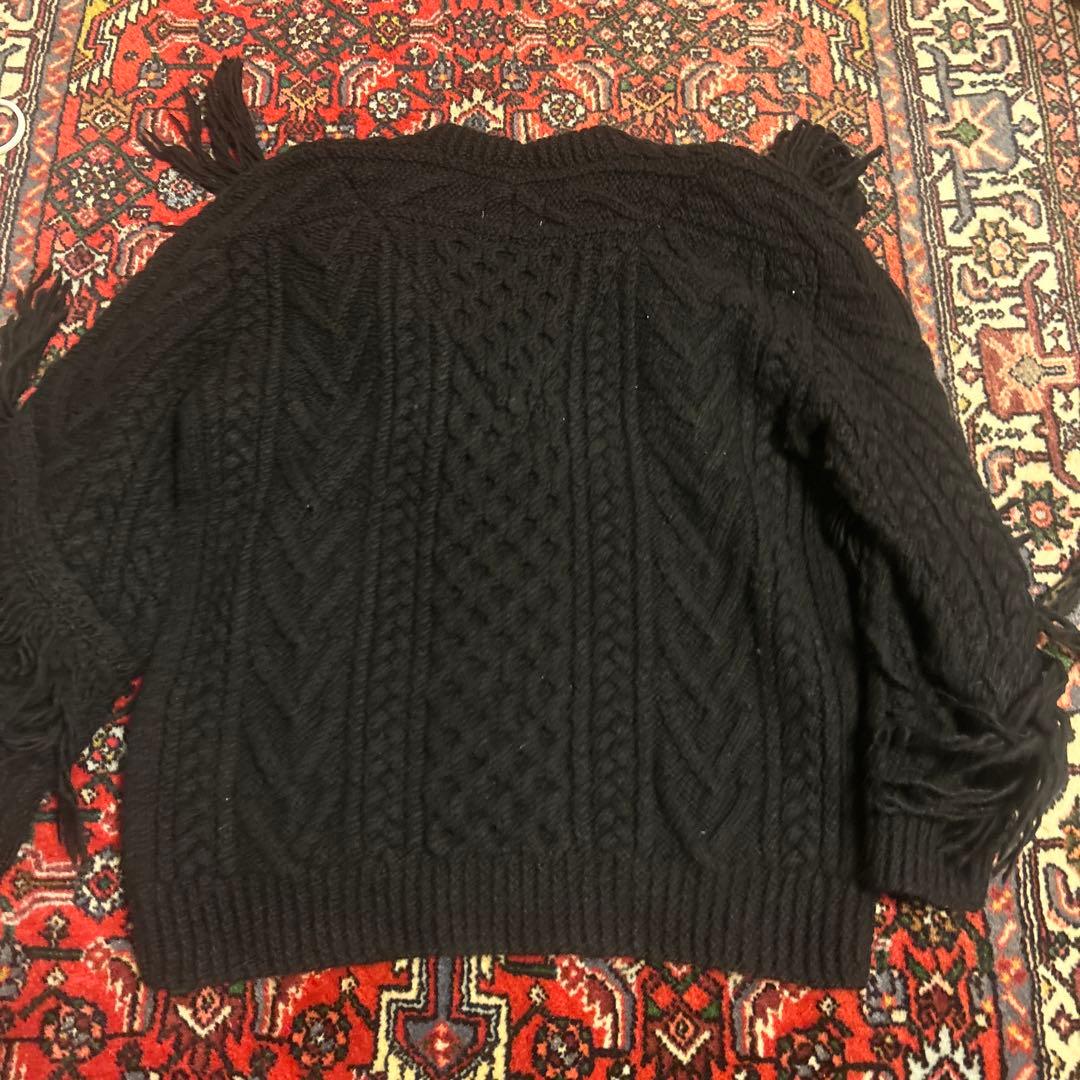 ナナナナサーカ77circaリメイクケーブルフリンジニット