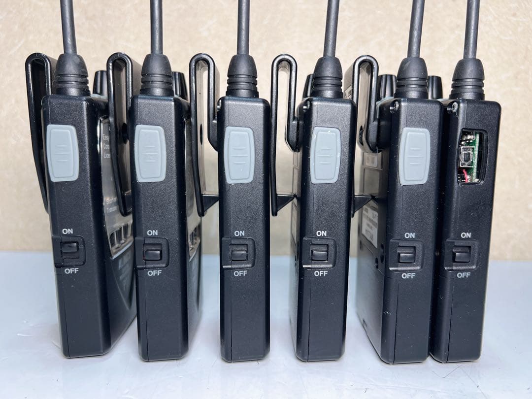 ALINCO DJ-P11 6台セット　中古品