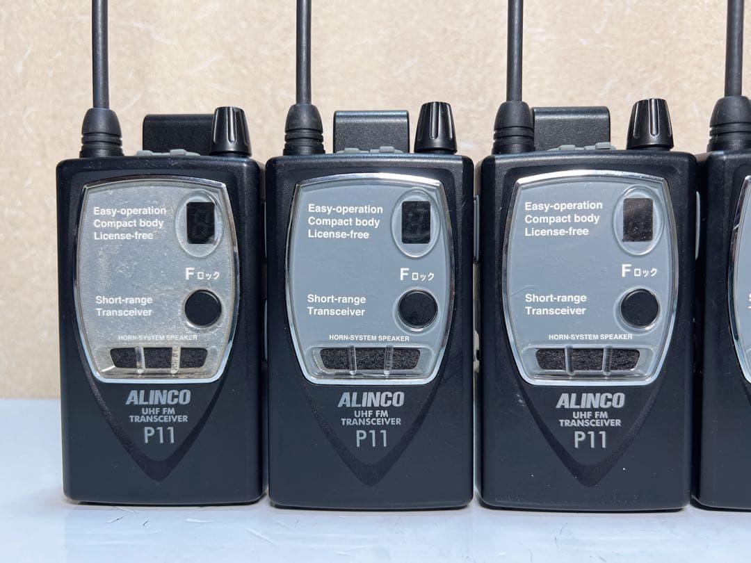 ALINCO DJ-P11 6台セット　中古品