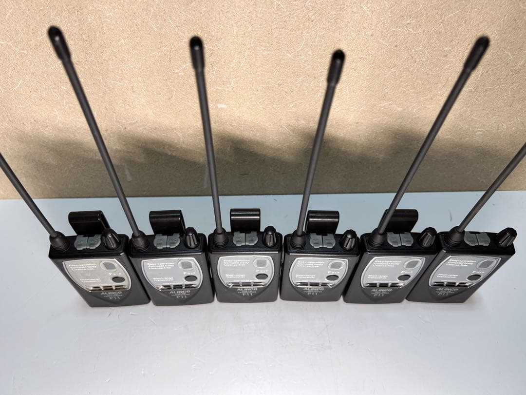 ALINCO DJ-P11 6台セット　中古品