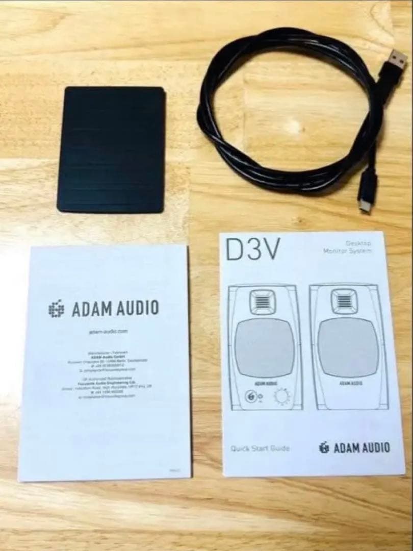 ADAM AUDIO D3V スピーカー ホワイト