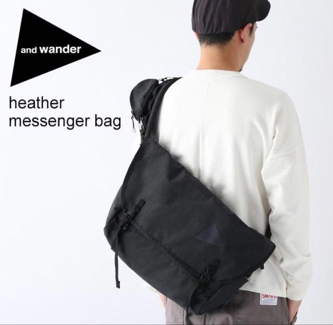 and wander メッセンジャーバッグ