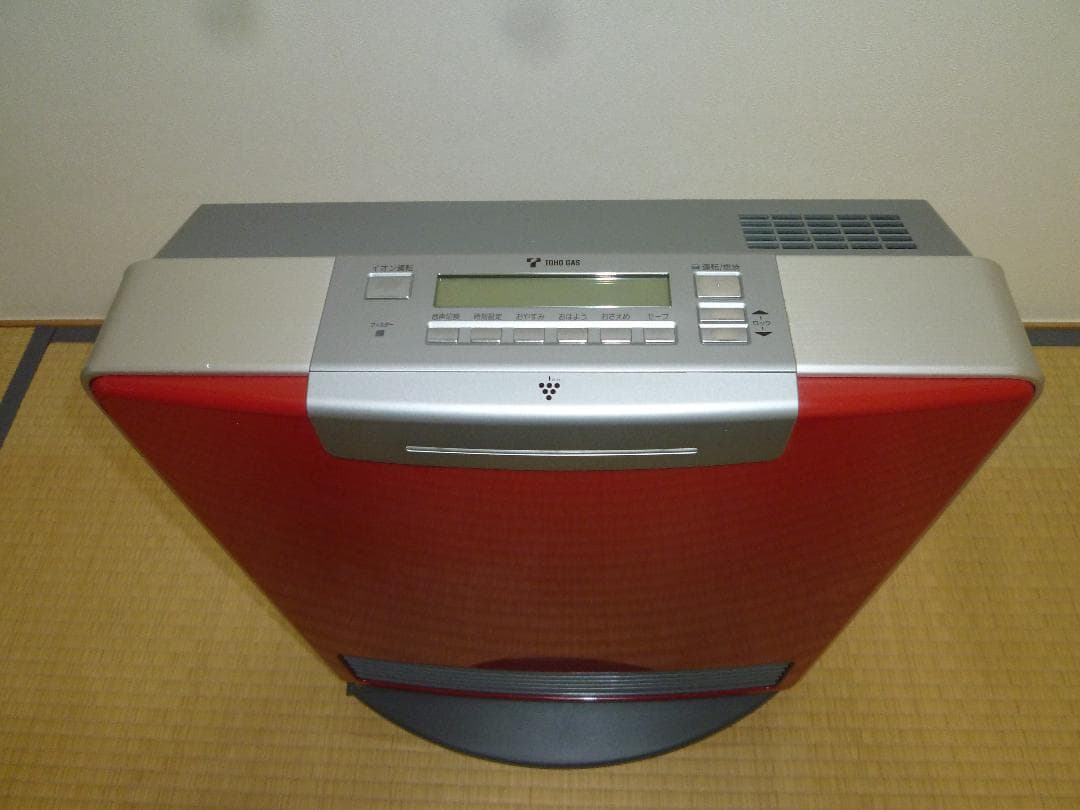 TOHO GAS ガスファンヒーター 赤