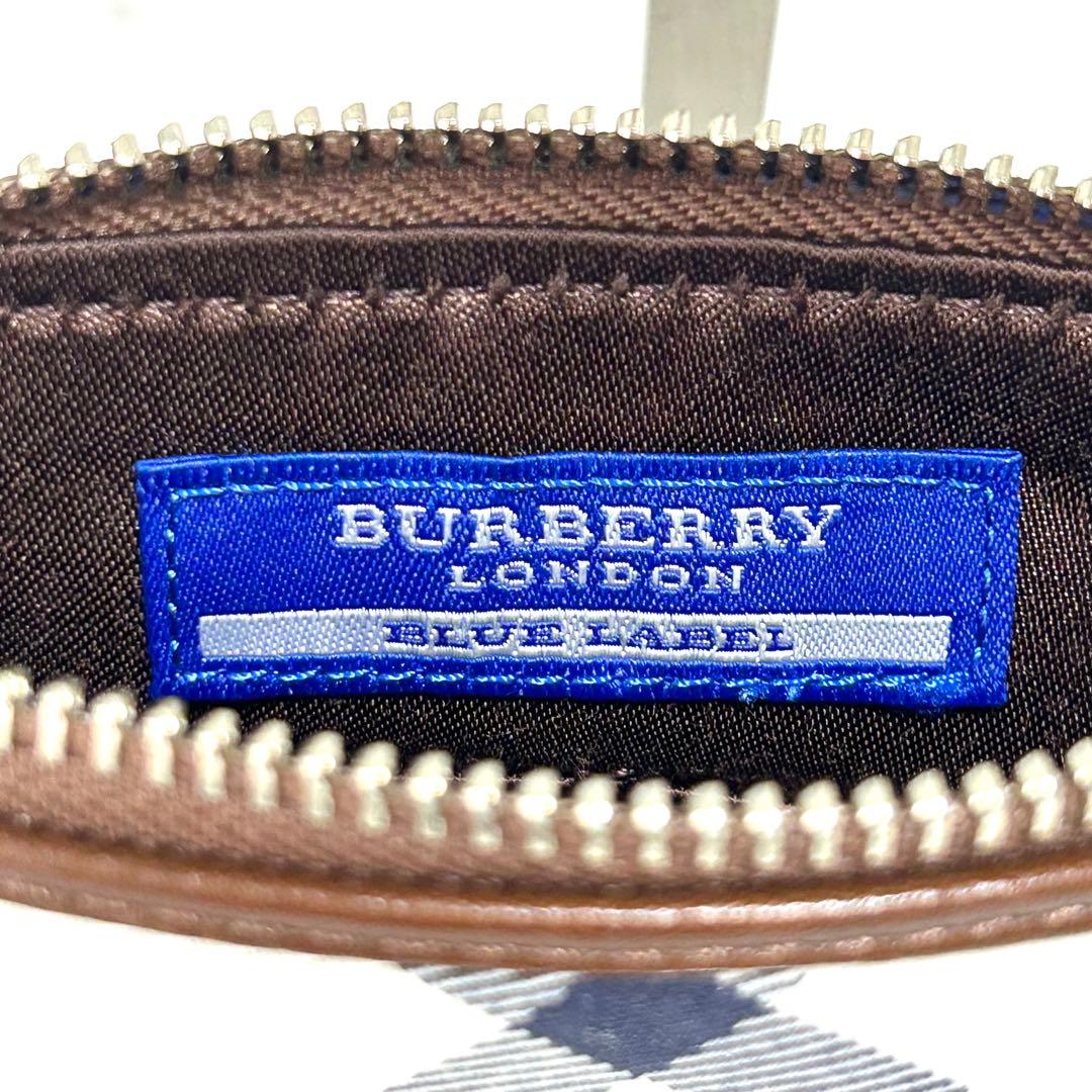 ✨美品✨ BURBERRY BLUELABEL アクセサリーポーチ ハンドバッグ