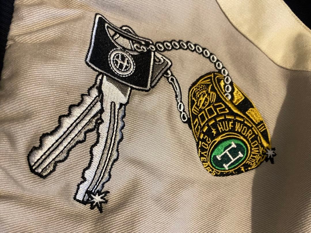 激レア　HUF (ハフ) ライダースジャケット