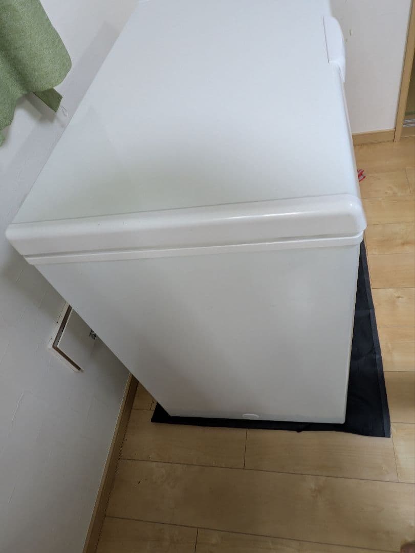 206L 冷凍庫 8段階 ホワイト白 大型上開き チェスト型