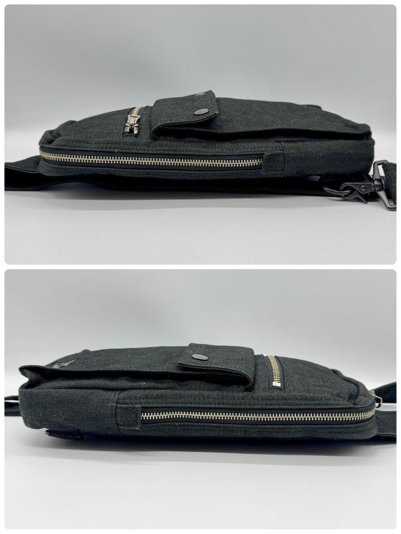 PORTER ポーター スモーキー ショルダーバッグ ボディバッグ ブラック