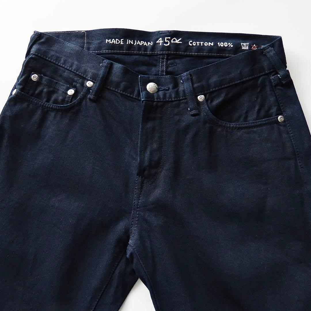 美品 45R おこめ納戸納戸デニムの5 27 ストレートデニム