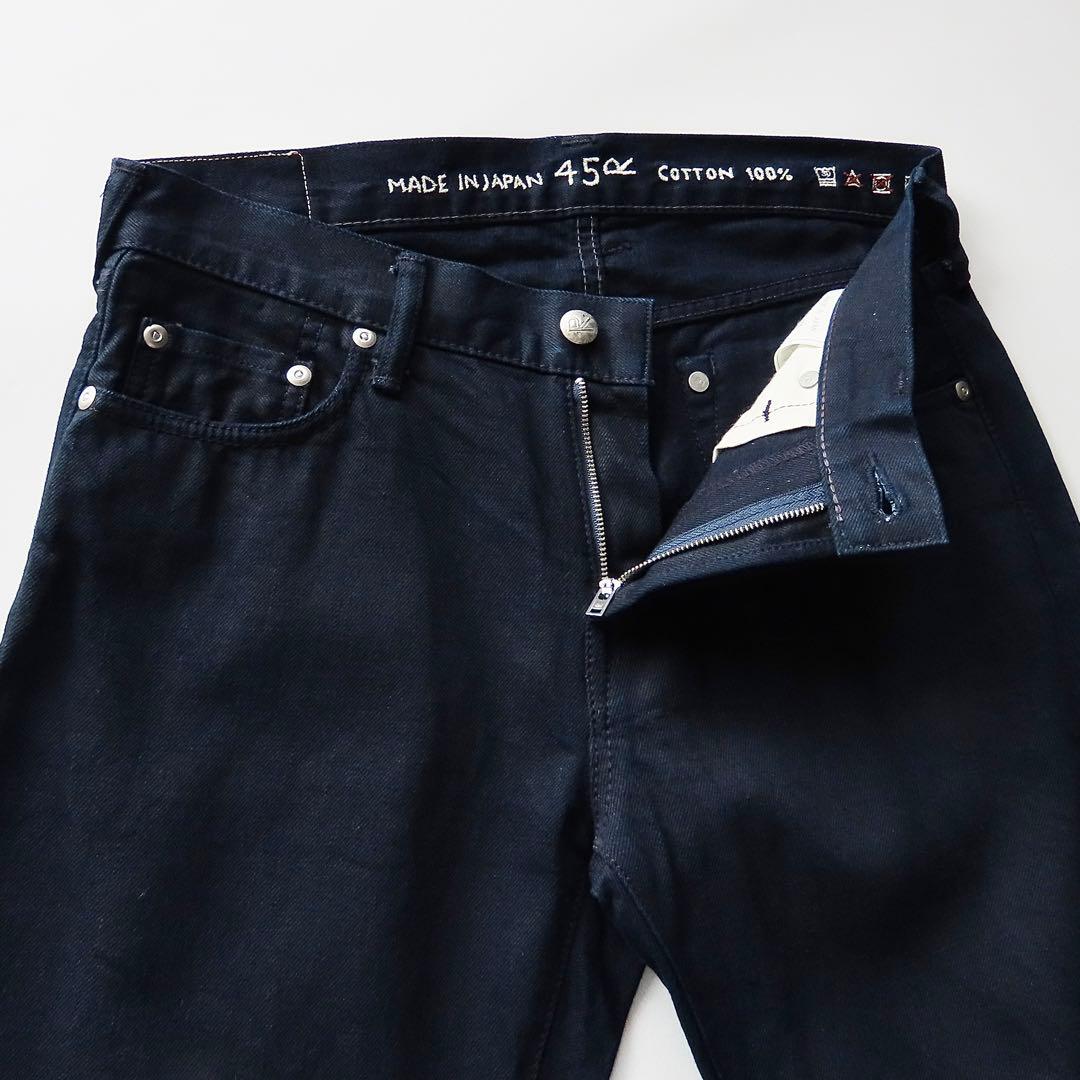 美品 45R おこめ納戸納戸デニムの5 27 ストレートデニム