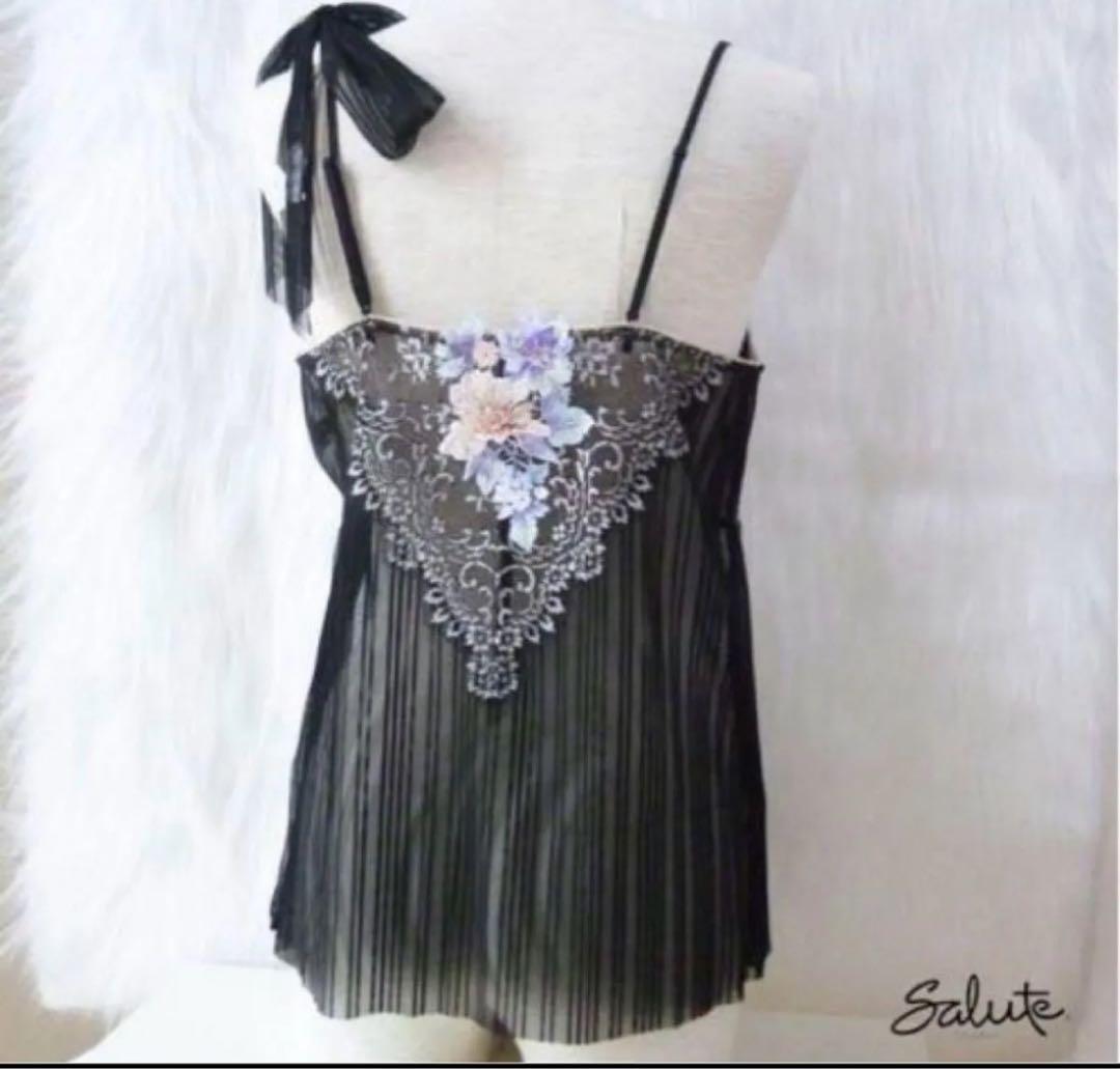 の*ん様 ワコール サルート 19G キャミソール Mサイズ BL 新品 店舗限